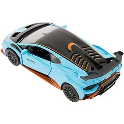 Машинка модель Lamborghini Huracan STO Rastar 64300 blue 1:32 - мініатюра 5