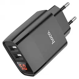 Зарядний пристрій 220В 2 USB з кабелем USB з екраном - мініатюра 2