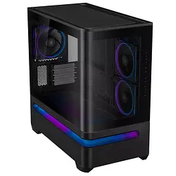 Корпус Asus Prime AP202 ARGB Tempered Glass без БЖ (90DC00P0-B19000) Black - мініатюра 3