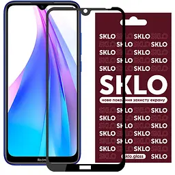 Захисне скло SKLO 3D для Xiaomi Redmi Note 8T Чорний