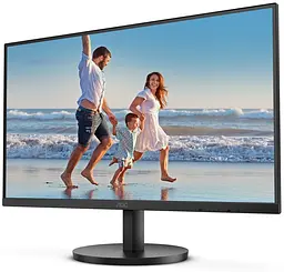 TFT 27" AOC Q27B3MA, QHD, VA, 75Гц, 2х HDMI, DP, колонки, чорний - мініатюра 2