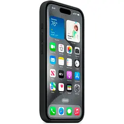 Чохол Silicone Case with MagSafe для Apple iPhone 15 Pro Black AAA [93260] - мініатюра 3