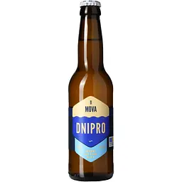 Пиво MOVA Dnipro Beer of the City, світле, нефільтроване, 4,6%, 0,33 л