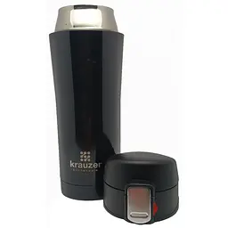 Термочашка Krauzer 350 мл чорна (86-350Shiny Black) - мініатюра 3
