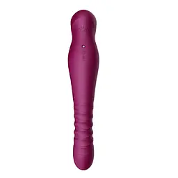 Вібратор Zalo King Vibrating Thruster 30.2 см фіолетовий - мініатюра 3