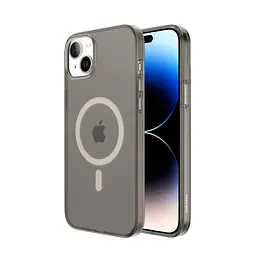 Чохол Vokamo для iPhone 15 Pro Max з магнітом Glacier чорний матовий - мініатюра 3