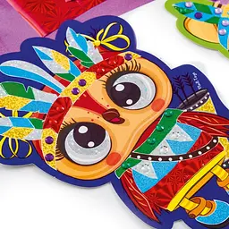 Набір творчості Vladi Toys Foil Art Шалені індіанці, укр. мова (VT4433-09) - мініатюра 3