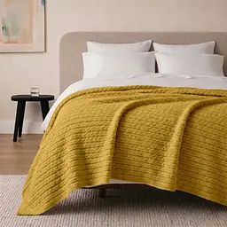 Плед покривало Cosas Summer Knitted Braid 240х260 см косичка (Blanket_23Summer_KnittedBraid_240x260) - мініатюра 2