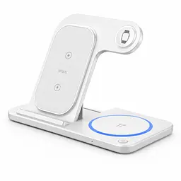 Бездротова зарядна станція WiWU WI-W020 3в1 15W для iPhone, Apple Watch та AirPods