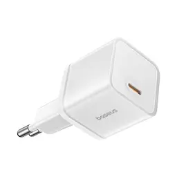 Мережевий зарядний пристрій Baseus GaN5S Fast Charger 1C 30W EU білий P10162504213-00 - мініатюра 3