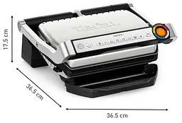 Електрогриль притискний Tefal OptiGrill+ GC718D10 - мініатюра 3
