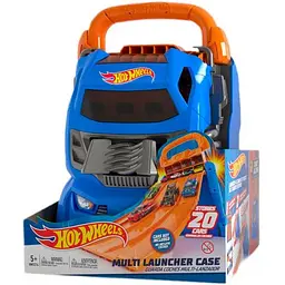 Портативний трек-контейнер Hot Wheels з 4 рівнобіжними доріжками (HWCC14) - мініатюра 8
