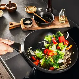 WOK сковорода Tefal глибока 28 СМ Stock Франция - мініатюра 4