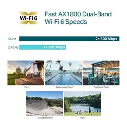 TP-Link Точка доступу EAP610 OUTDOOR AX1800 1xGE LAN PoE MU-MIMO OFDMA зовн. - мініатюра 9