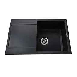 Гранітна мийка Globus Lux Komo графiт 790x500мм-А0001 000006137, Графит