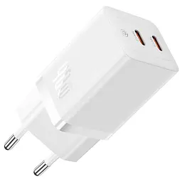 МЗП Baseus GaN5 Pro OS + Type-C to Type-C 40W (CCGP18010) White - мініатюра 8