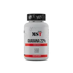 Передтренувальний комплекс MST Nutrition Guarana 22%, 90 капсул
