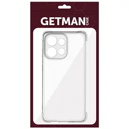 TPU чохол GETMAN Ease logo посилені кути Full Camera для Motorola Moto G75 5G Безбарвний (прозорий) - мініатюра 4