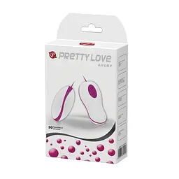 Віброяйце Pretty Love Avery Vibrating Egg Pink - мініатюра 9