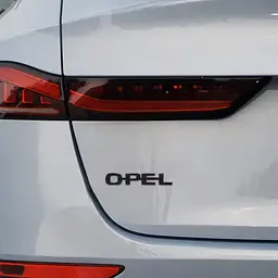 Емблема напис Opel Опель 95х16 мм Чорна (Завод) - мініатюра 4
