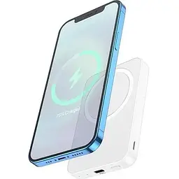 Портативна батарея Hoco J109 Easy PD20W MagSafe 5000 mAh White - мініатюра 5