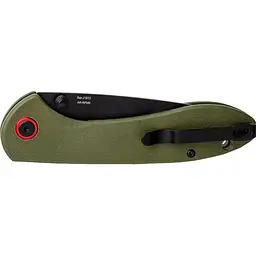 Ніж CJRB Feldspar Чорний Blade, AR-RPM9 Steel, ц:зелений - мініатюра 2