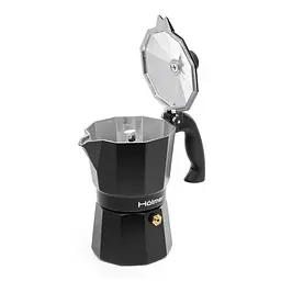 Гейзерна кавоварка Holmer CF-0100-B Black Moon 100 мл чорна (CF-0100-B Black Moon) - мініатюра 4