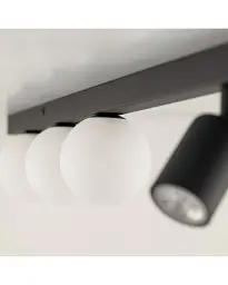 Світильник поворотний, спот TK Lighting 10003 Vox GU10+G9 6x10+6W IP20 Bk - мініатюра 3