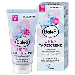 Денний крем для обличчя Balea Urea з уреєю, вітаміном Е та пантенолом, SPF 15, 50 мл
