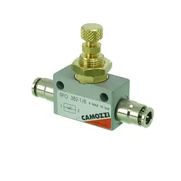 Регулятор подачі CO2 Camozzi RFO 382 4/6 мм швидкознімний
