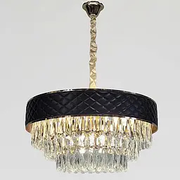 Красива кришталева люстра в спальню Art 88205/600BK - мініатюра 5