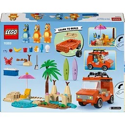 Конструктор LEGO Bluey Пляж і сімейна поїздка на автомобілі Блуї 133 деталі (11202)   - мініатюра 2