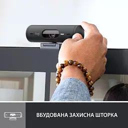 Веб-камера Logitech Brio 505 for Business Graphite (960-001459) - мініатюра 5