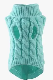 Светр для собак та котів EcoToys Blue L блакитний A: 30 см B: 38 см C: 28 см 6948 - мініатюра 2