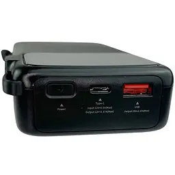 Повербанк зі швидкою зарядкою Yoobao 20000 мАг 22,5W Q22 PD+QC Чорний - мініатюра 4