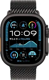 Смарт-годинник Apple Watch Ultra 2 GPS + Cellular 49mm Black Titanium Case w. Black Titanium Milanese Loop - M (MX5U3) - мініатюра 2