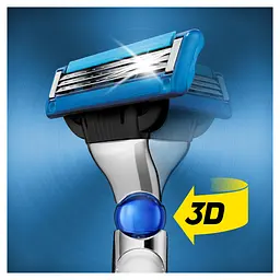 Бритва Gillette Mach3 Turbo 3D Motion з 2 змінними касетами - мініатюра 2