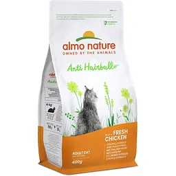 Сухий корм для котів Almo Nature Holistic Cat для виведення шерсті зі свіжою куркою 400 г (663)