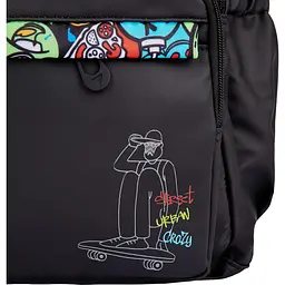 Рюкзак шкільний Yes TS-47 Street Style чорний (559917) - мініатюра 7