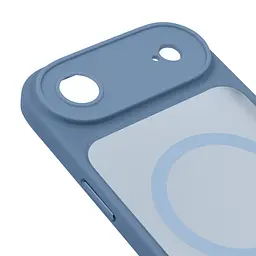 Чехол для Apple iPhone 17 Air, Lush MagCase, голубой, противоударная панель-накладка из TPU и PC, полупрозрачный чехол с MagSafe (с магнитом), с защитой камеры, поддержка беспроводной зарядки, защита всего корпуса, ArmorStandart (ARM87477) - мініатюра 4