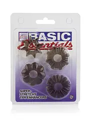 Набір ерекційних кілець CalExotics Basic Essentials 4 шт. чорний - мініатюра 4
