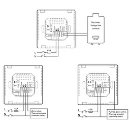 WiFi термостат для котла - терморегулятор з LCD дисплеєм POER PTC20 (100427) - мініатюра 5