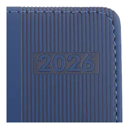 Щоденник датований Buromax Barone 2026 A6 штучна шкіра/поролон синій (BM.2578-02) - мініатюра 5