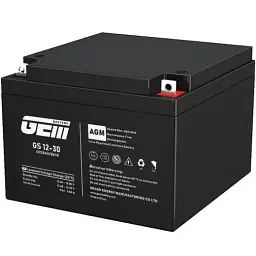 Акумуляторна батарея GEM Battery 12V-30Ah, AGM, L2/T2, (GS 12-30)