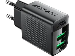 Мережевий зарядний пристрій Acefast A86 12 W Black (6974316283270) - мініатюра 2