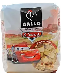 Макарони Gallo Disney Cars 300 г (8410069020376)