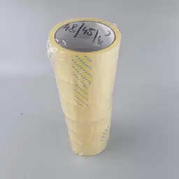 Скотч пакувальний прозорий 40мк 48мм 45метрів для пакування та фіксації - мініатюра 4