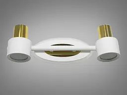 Світильник для дзеркал Diasha 5974/2 9W, LED, поворотний, 30 см, 3200K/4100K/6000K, метал, сучасний стиль - мініатюра 2