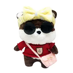 М'яка іграшка "Песик" K0201(Brown) одяг в асортименті 30 см - мініатюра 2