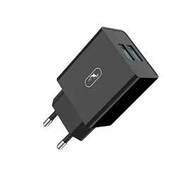 Зарядний пристрій SkyDolphin SC30 (2USB, 2.1A) Чорний (SDMZP-000169)